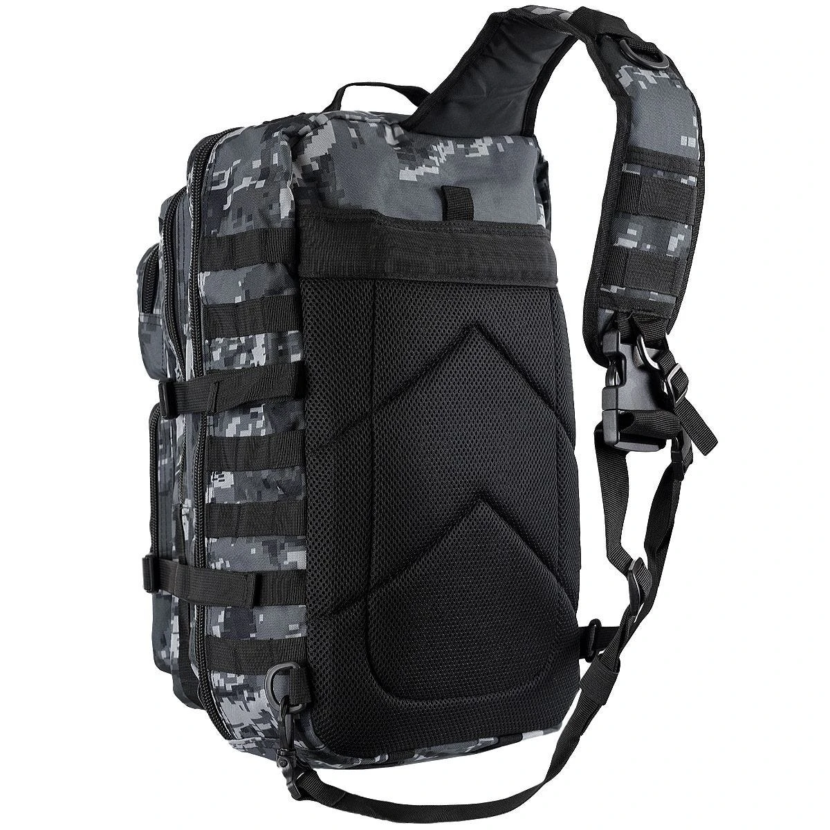 Mil-Tec One Strap Assault Pack Large Black Digital - Image 2