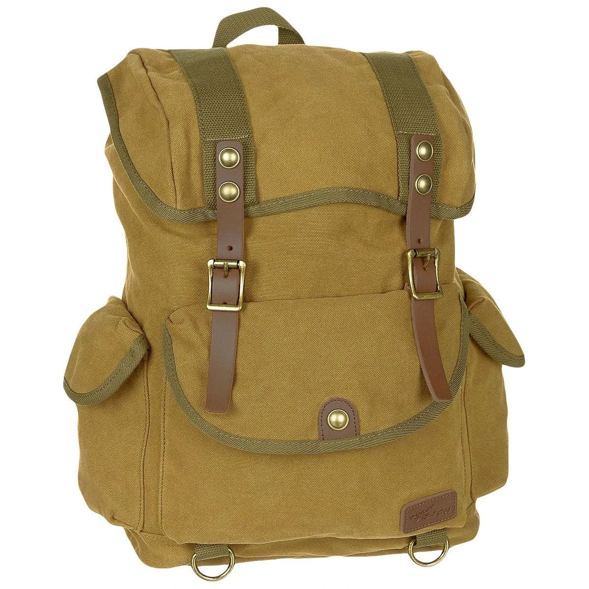 Pure Trash Canvas Backpack Brown 1 Pure Trash Canvas Backpack Brown