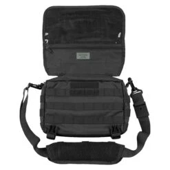 MFH MOLLE Shoulder Bag Padded Straps Black 7 MFH MOLLE Shoulder Bag Padded Straps Black -Bag Series 30695A MFH MOLLE Shoulder Bag Padded Straps Black 3