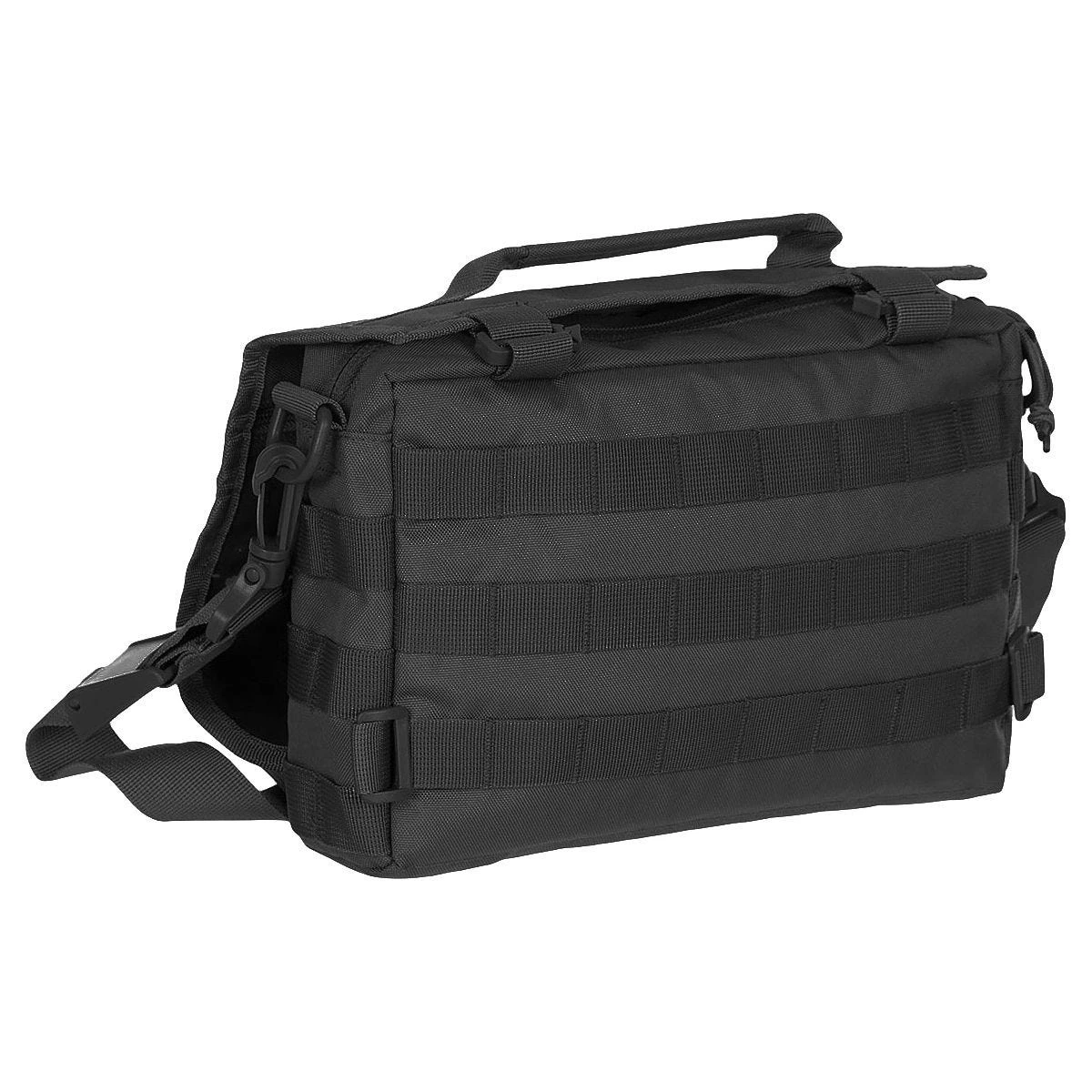 MFH MOLLE Shoulder Bag Padded Straps Black 3 MFH MOLLE Shoulder Bag Padded Straps Black - Image 3