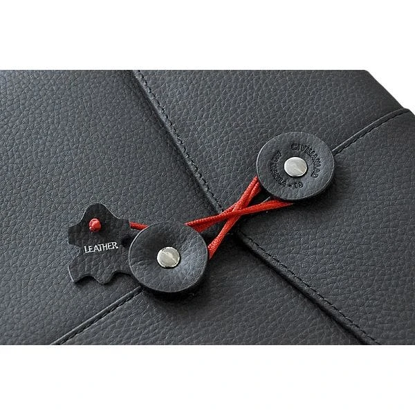 Civilian Manila-13 Leather Sleeve For MacBook 13" Black 2 Civilian Manila-13 Leather Sleeve For MacBook 13" Black - Image 2