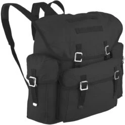 Old German Army Rucksack Black