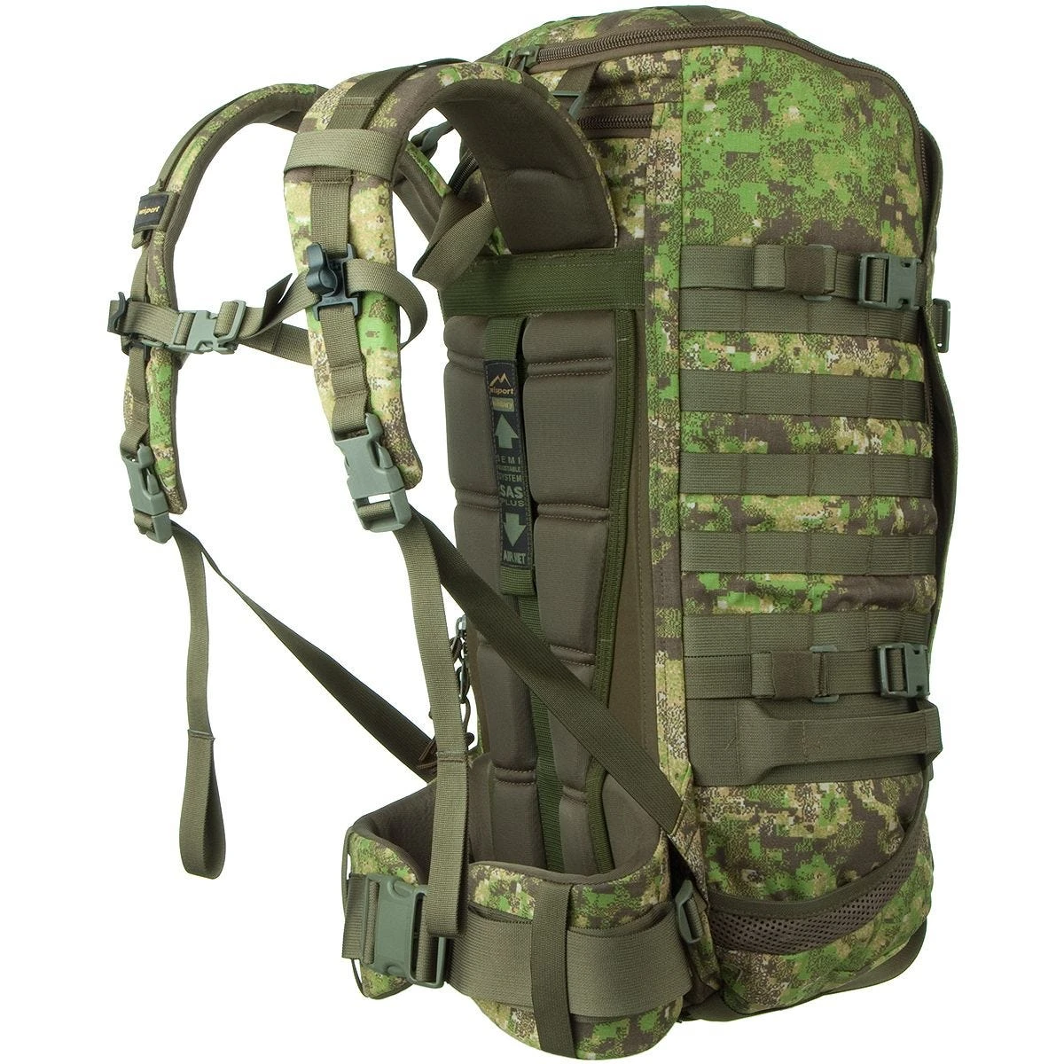 Wisport ZipperFox 40L Rucksack PenCott GreenZone 2 Wisport ZipperFox 40L Rucksack PenCott GreenZone - Image 2